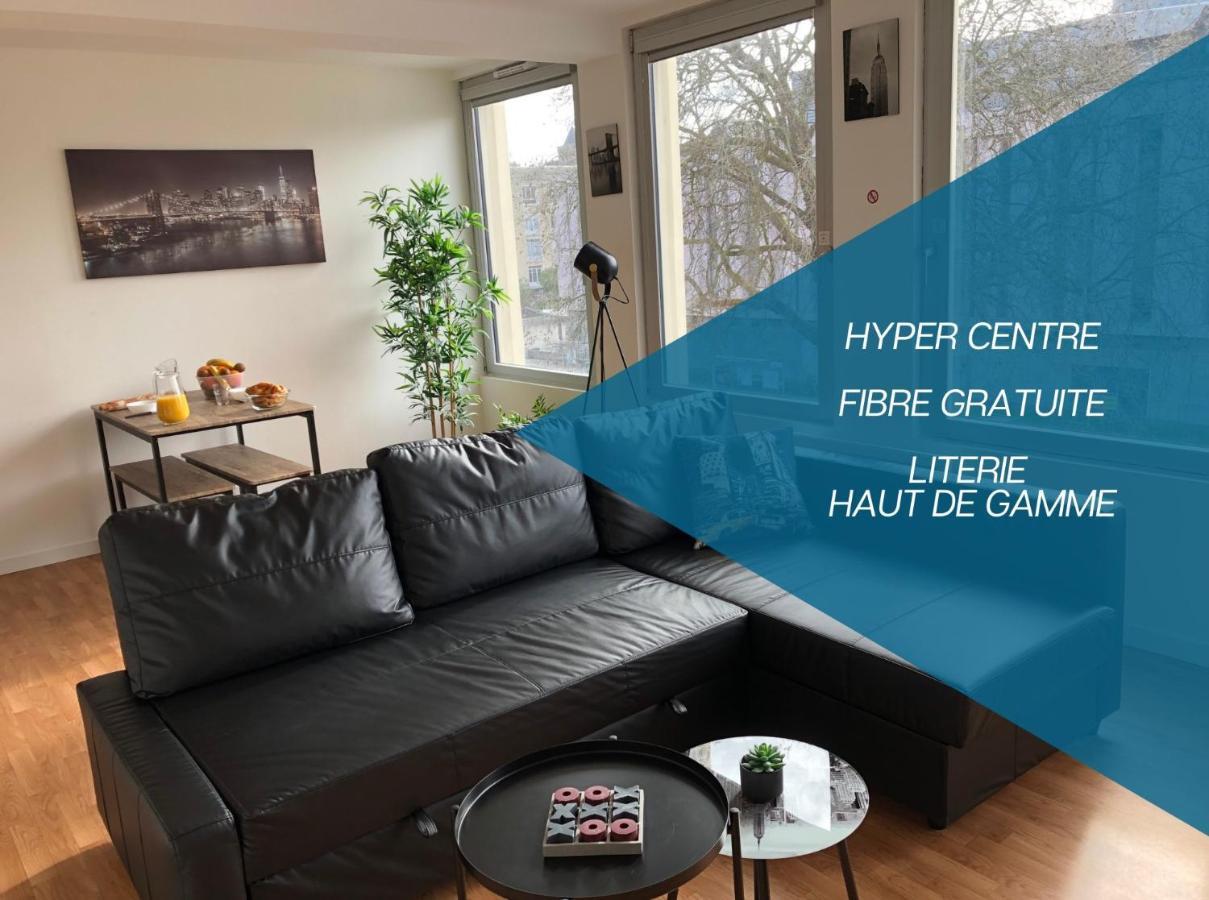 Hyper Centre - Wifi Fibre Gratuit - Jergweloh - Le New Yorkais Apartment Caen Exterior photo